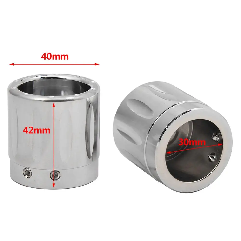 1 пара хромированная крышка для передней оси мотоцикла Гайка Крышка Harley Touring Electra