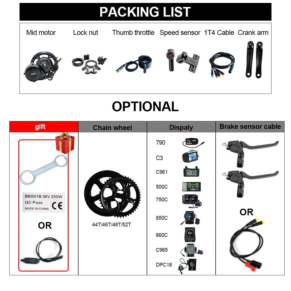 Центральный мотор Bafang для электрического велосипеда электрический 36 В 350 Вт мм