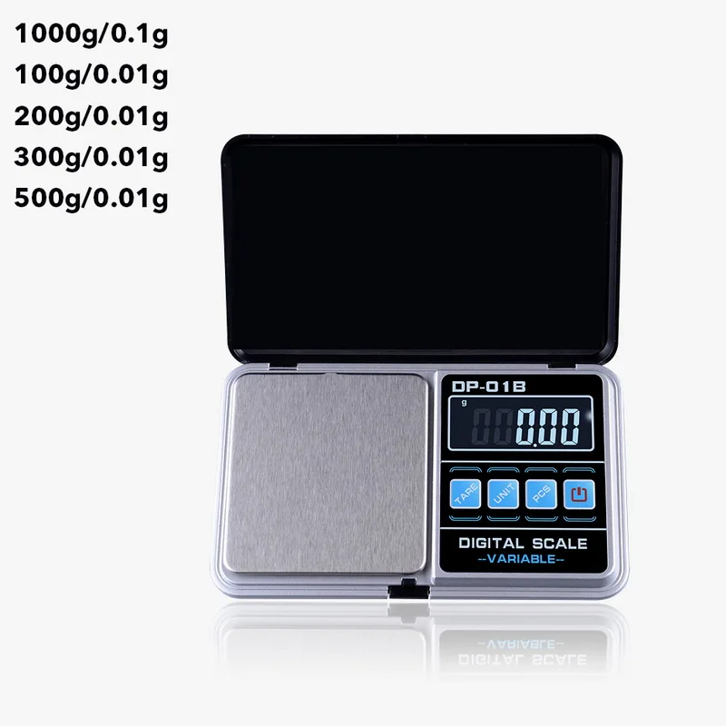Цифровые весы с ЖК дисплеем 100/200/300/500/1000 г 0 01/0 1 высокоточные мини для ювелирных