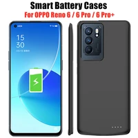 battery charger cases for oppo reno 6 pro battery case 6800mah backup power bank charging cover for oppo reno 6 pro power case