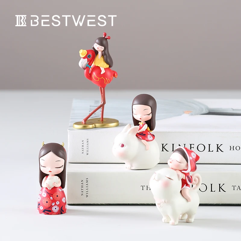 Аксессуары для украшения дома Современные кавайные европейские люди сказочное