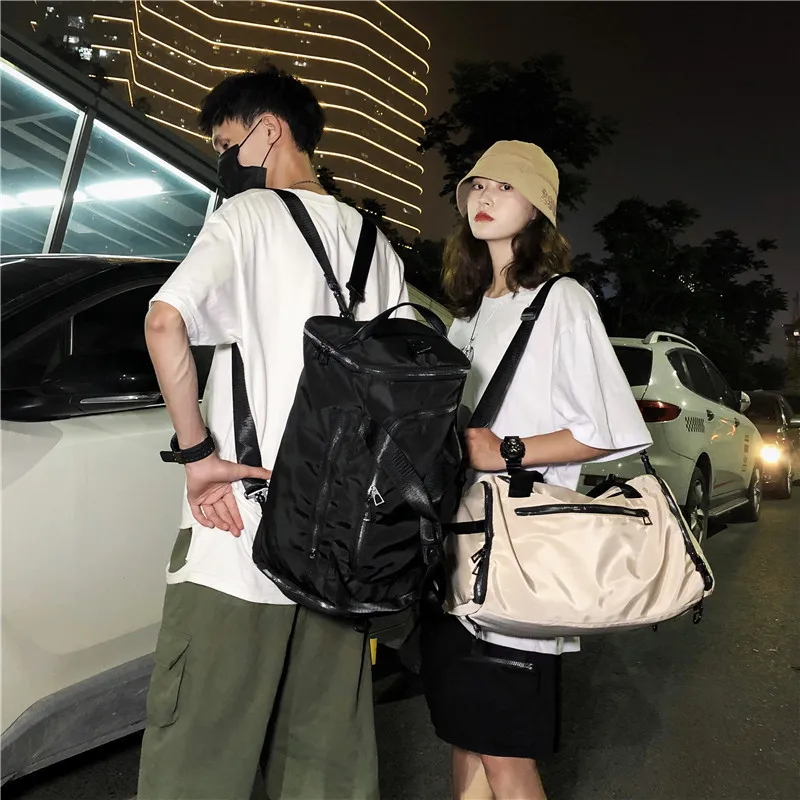 Quality Travel Bag black Nylon Couple Travel Bags Hand Luggage For Men And Women Fashion Bag WaterProof Handbags
