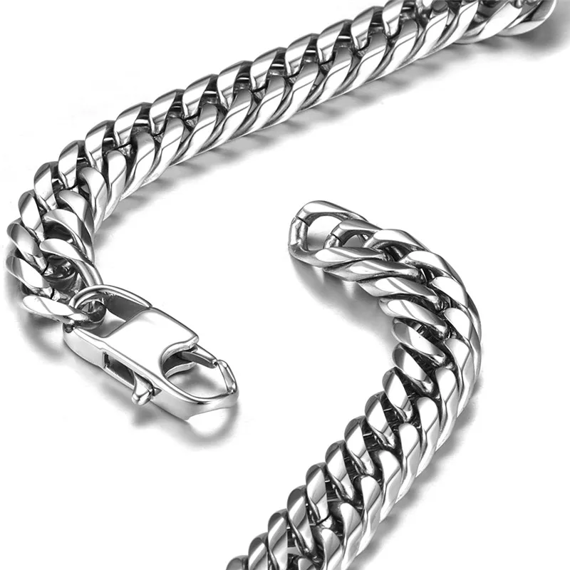 Браслеты мужские стальные изящный браслет из нержавеющей стали под золото