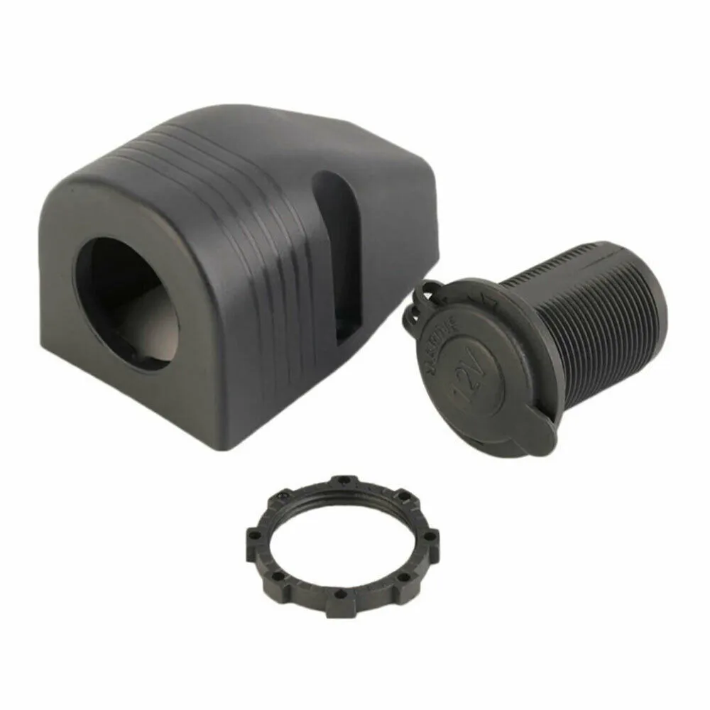 

Car Adapter Socket 12V Surface Mount Car Boat Socket Power Plug Motorbike Part Auto Motorcycle Cigarette Lighter Socket