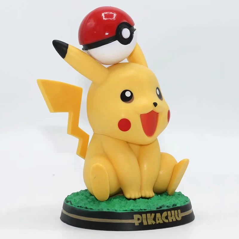 Фигурки покемонов тыкать мяч ГК Пикачу фигма карманная искусственная аниме