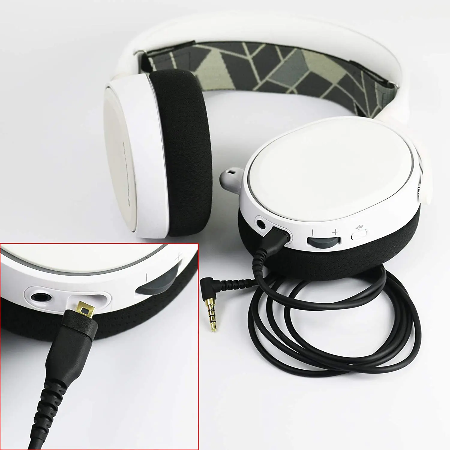 Аудиокабель совместимый с SteelSeries Arctis 3 Pro Wireless 5 7 9X Gaming гарнитура | Электроника