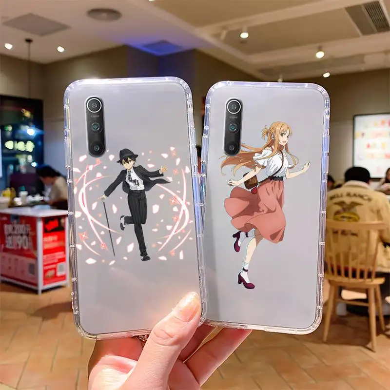 

Sword Art Online Anime SAO Phone Case For Samsung s7 s8 s9 s10 s20 s4 s5 s6 a71 a21 a20 plus lite edge Fundas Coque