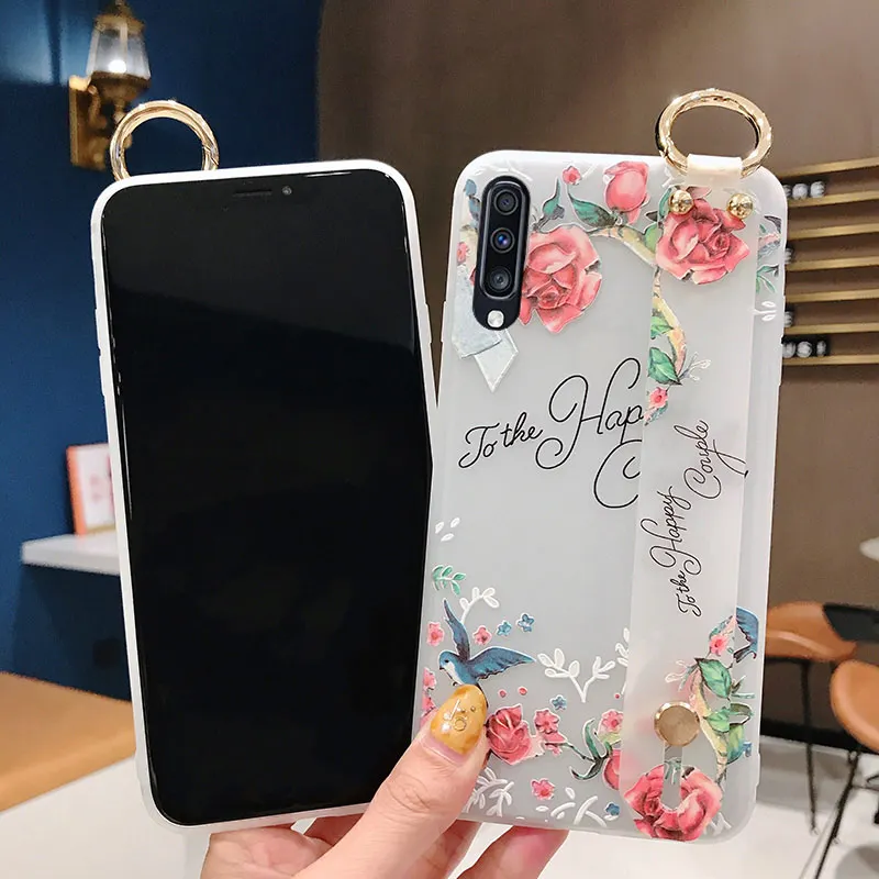 Socoupair Мягкий чехол из ТПУ для samsung Galaxy Note 8 9 10 S10 S9 S8 plus A40 A50 a10 a70 a30 a20 A60 держатель для телефона