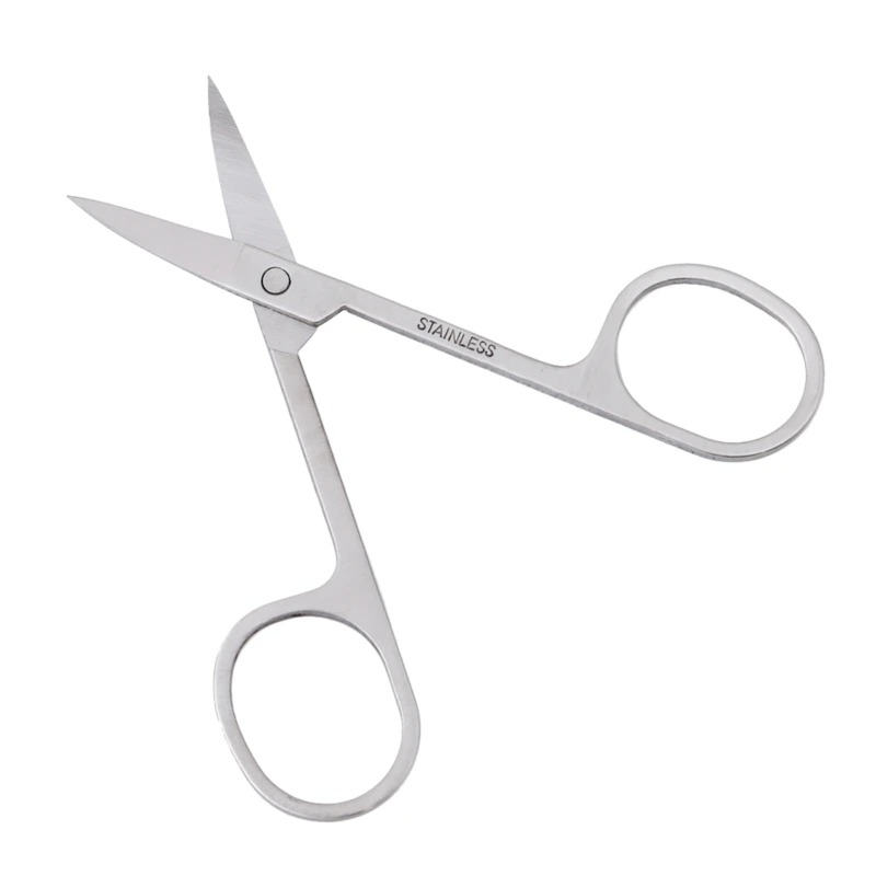 

Нержавеющая ножницы для бровей и ресниц, инструмент для наращивания поддельных ресниц, инструменты для макияжа, триммер для бровей