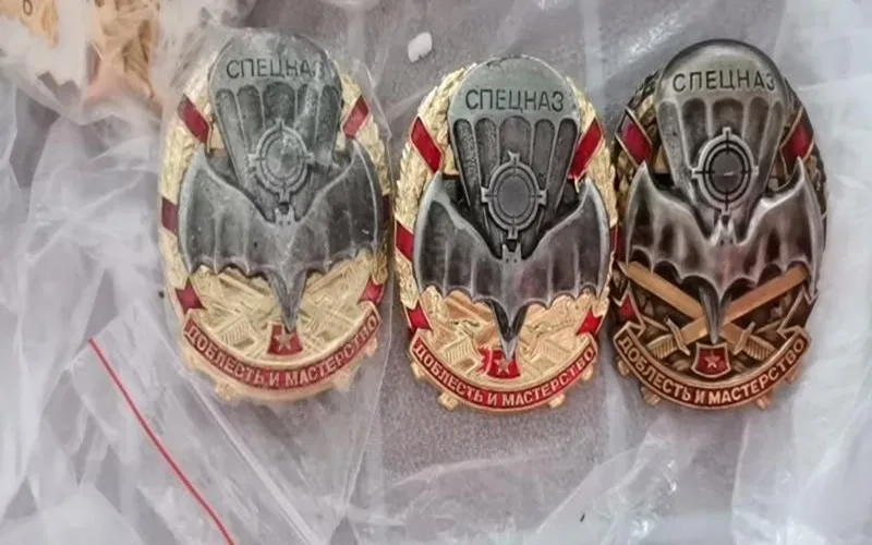 

Russian Gruwu military reconnaissance badge Copper original gift present