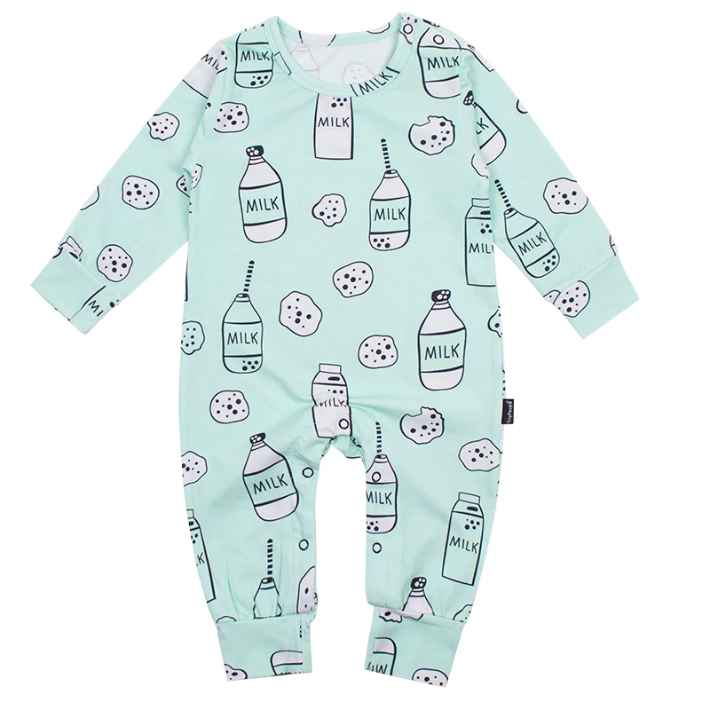 2020 детские комбинезоны модные хлопковые с принтом для новорожденных мальчиков и