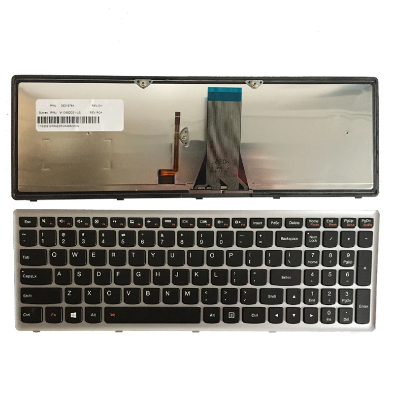 Клавиатура для ноутбука Lenovo IdeaPad G500S G505S G510S S500 Z510 Flex 15 Z505 US клавиатура с