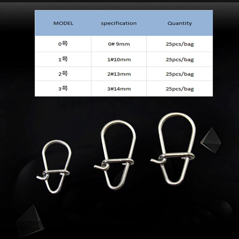 25 шт. рыболовные аксессуары из нержавеющей стали поворотный Рыболовный