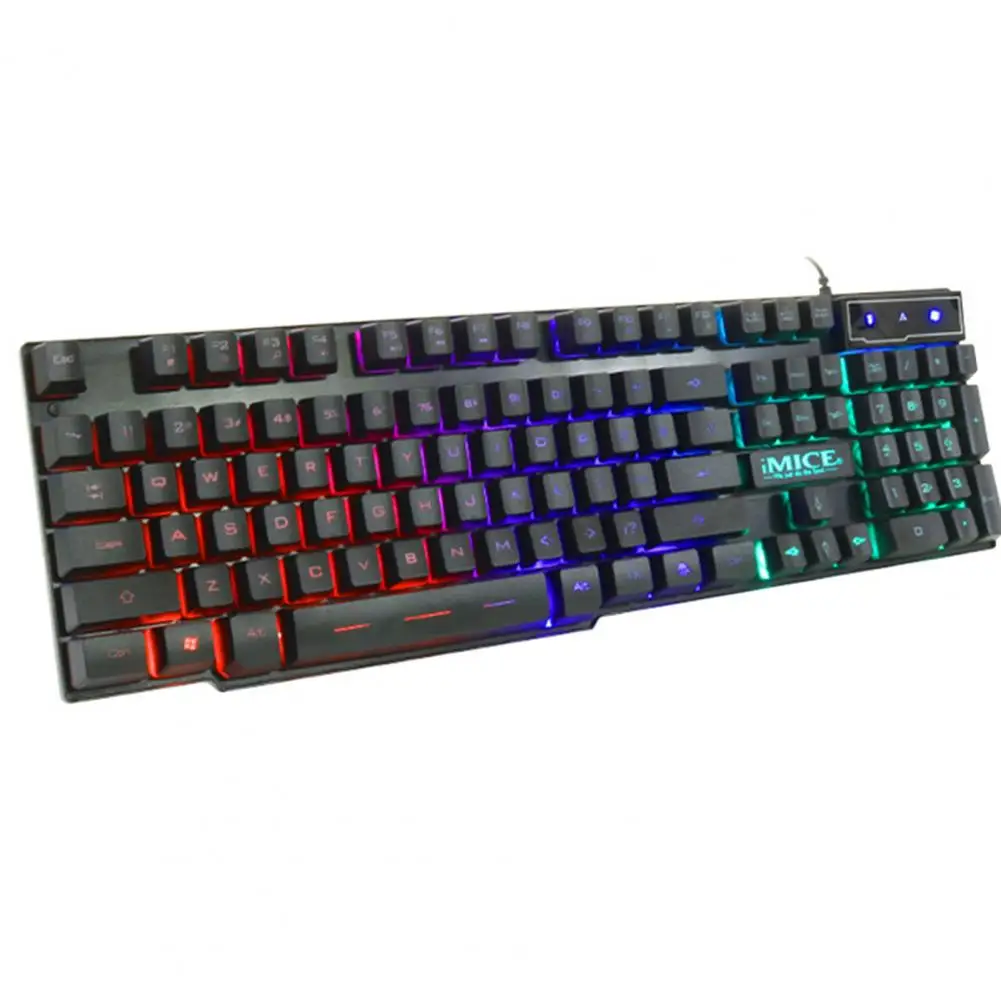 

New KM-680 USB Luminous Computers Gaming Keyboard Mouse Kit Waterproof Backlight ABS High-Precision Sensor Keyboard Mouse Kit