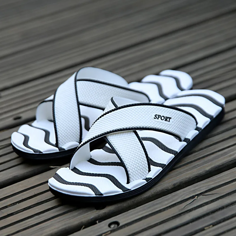 

Non-slip Summer Man Slippers flip flops men shoes Outside Sandy Shower Room outdoor Soft beach