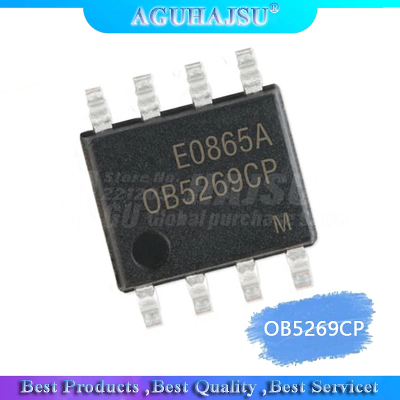 10 шт./лот OB5269CP OB5269 Зеленый режим PWM управление высоким напряжением SOP-8 |