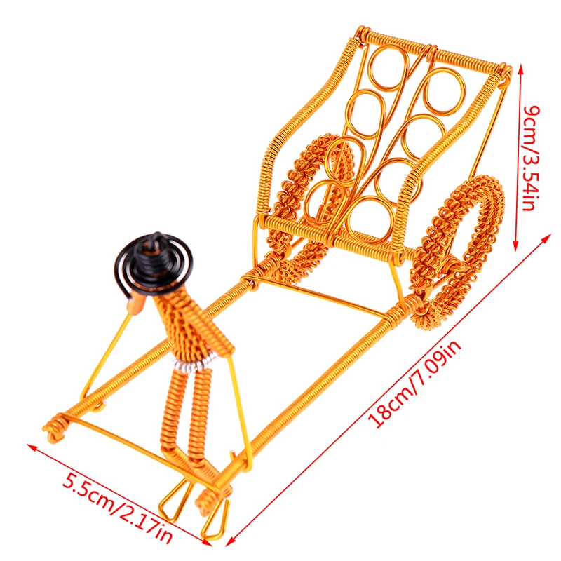 Металлическая Сборная модель велосипеда сделай сам имитация Ретро рикши рикша