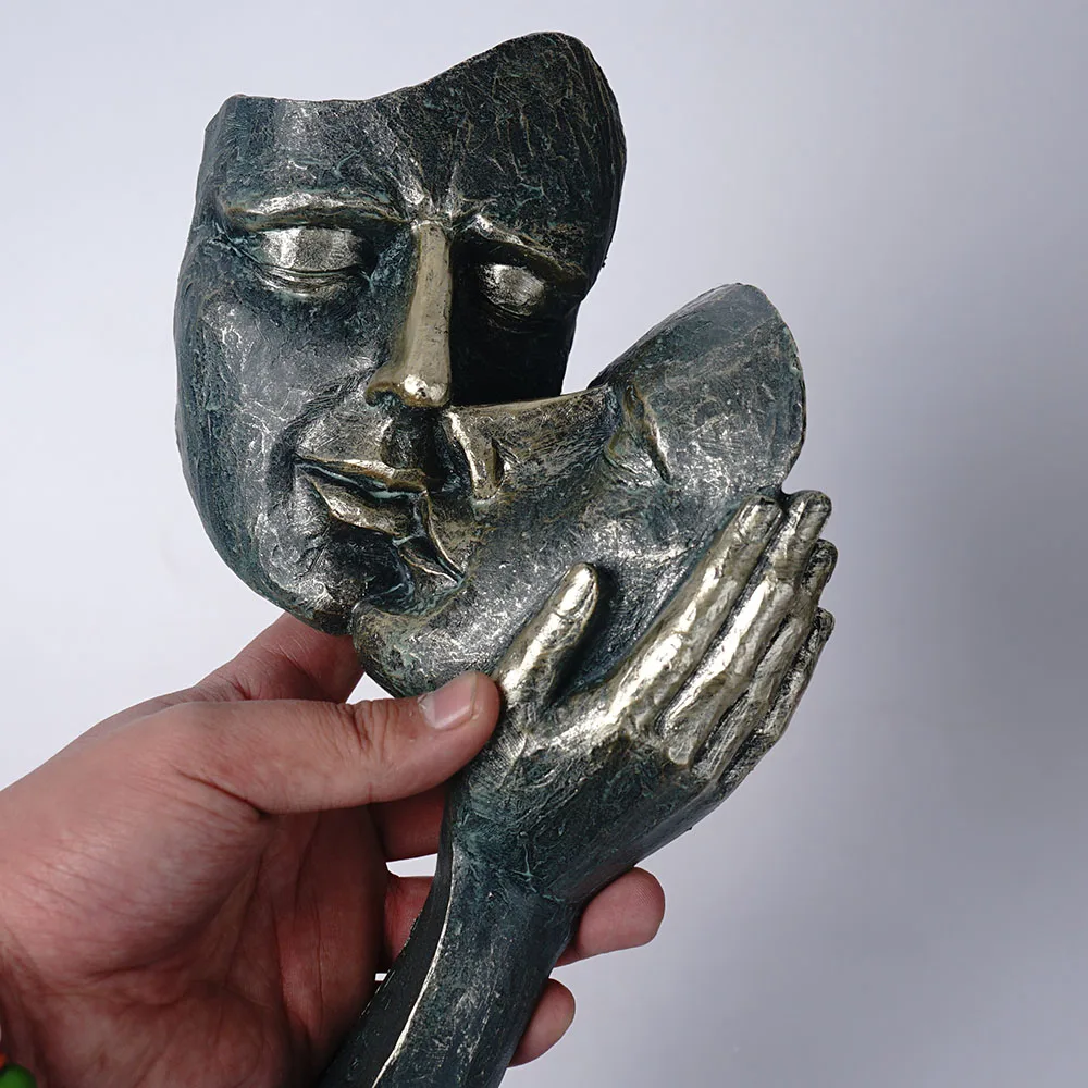 VILEAD Ретро абстрактные фигурки винтажная статуя бюста изделия из смолы статуэтки