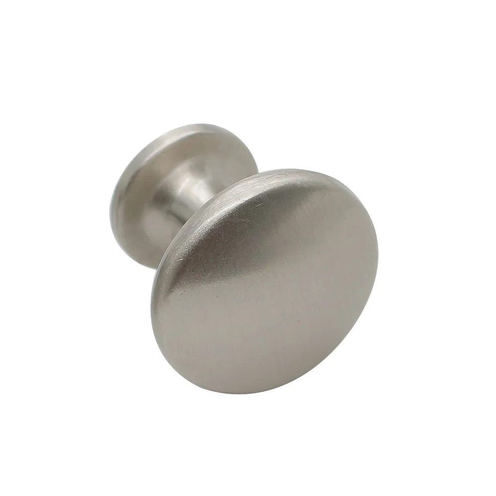 brushed nickel cabinet pulls cupboard knobs silver cabinet handles kitchen cabinet door knobs furniture hardware round knobs free global shipping