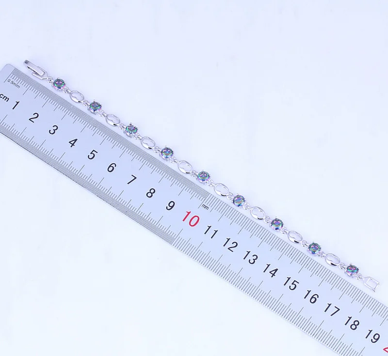 Женский браслет с кристаллами длина цепочки 18 см | Украшения и аксессуары