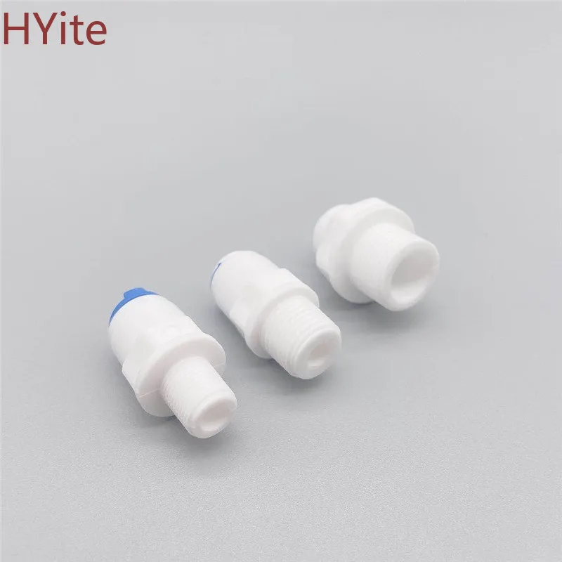 Прямой фитинг для труб RO 1/4 3/8 OD шланг 1/8 &quot1/4&quot 1/2 &quot3/8&quot BSP пластиковая резьба