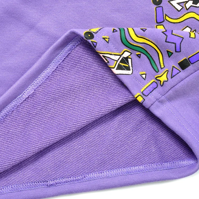

ZOGAA Women Hoodies Purple 2021 Autumn Round Neck Girls Female Printed Clothes Loose Cute Women Pullover Sweatershirts Oversize