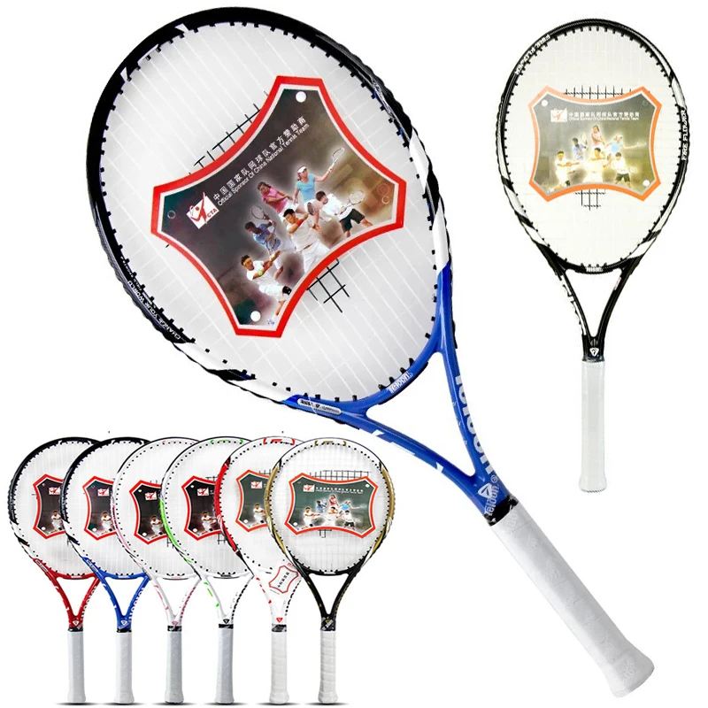 

1 Pcs Tennis Racket Carbon Fiber High-quality Nylon For Women Men Training Entertainment With Bag Ball String Sweatband