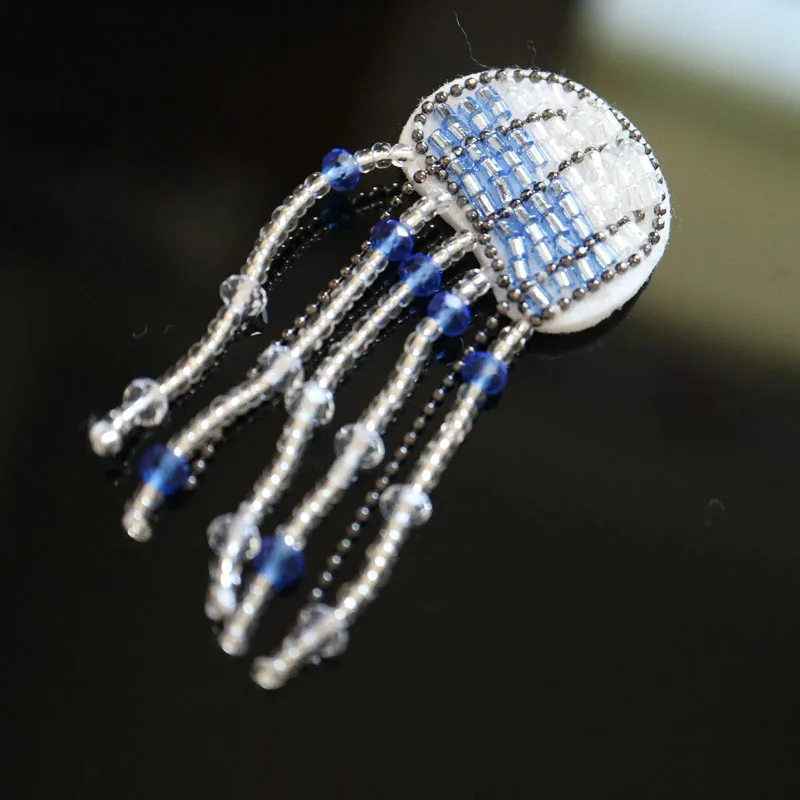 

Модные нашивки с морскими животными из бисера для одежды, «сделай сам», блестки, пришивная нашивка, вышивка, аппликация, круглая одежда