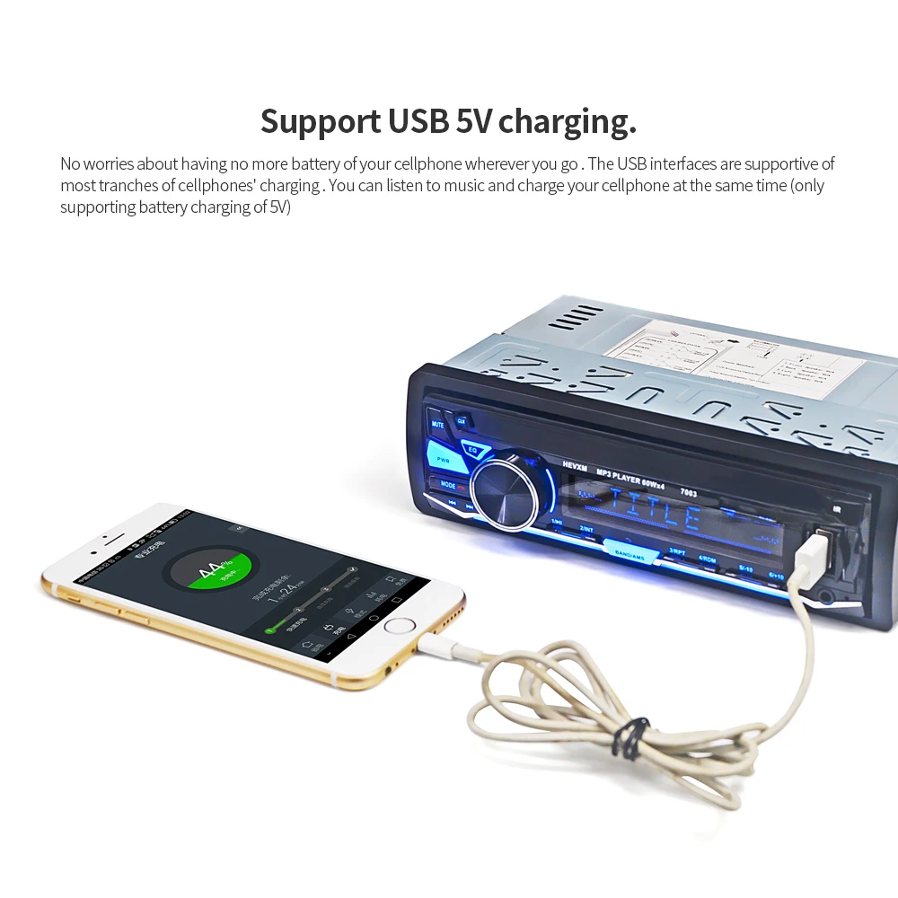 Автомобиль Радио стерео проигрыватель Bluetooth телефона AUX-IN MP3 FM/USB/1 Din/пульт дистанционного управления 12 В Прокат Авто Аудио распродажа Новинка