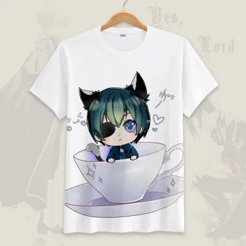 Новый аниме японский черный Батлер Милая одежда Phantomhive Себастьян Michaelis красочная