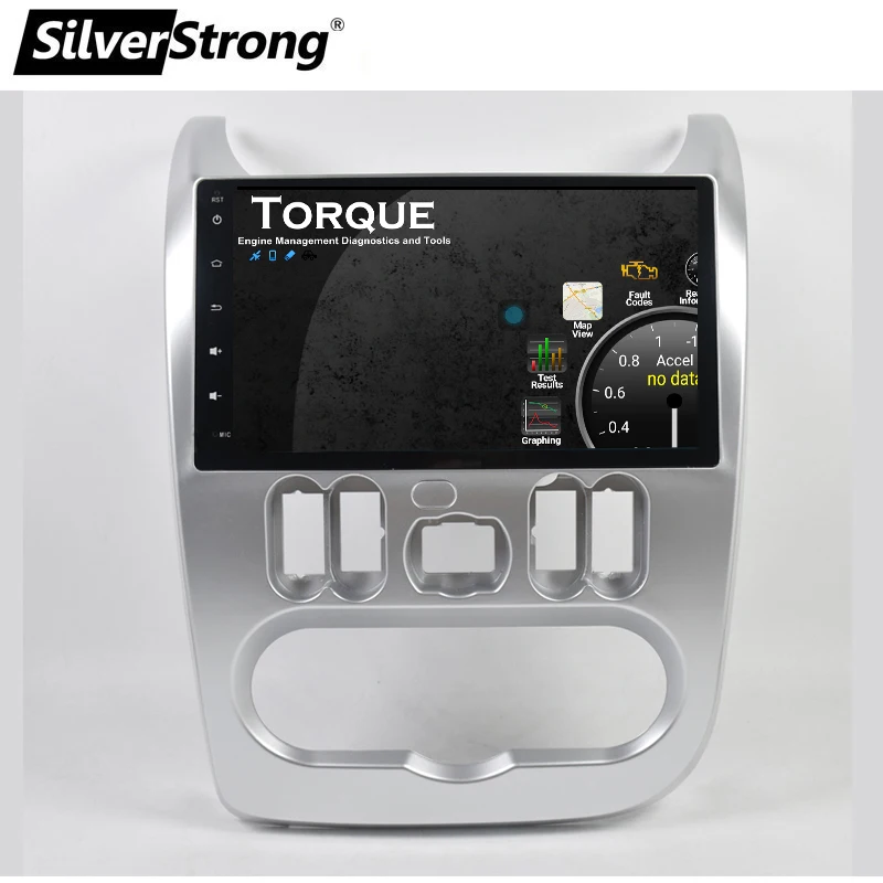 SilverStrong 4G модем Android9.0 9 дюймов Радио Android автомобильный gps для Renault Logan I Sandero Lada Lergus Dacia Duster