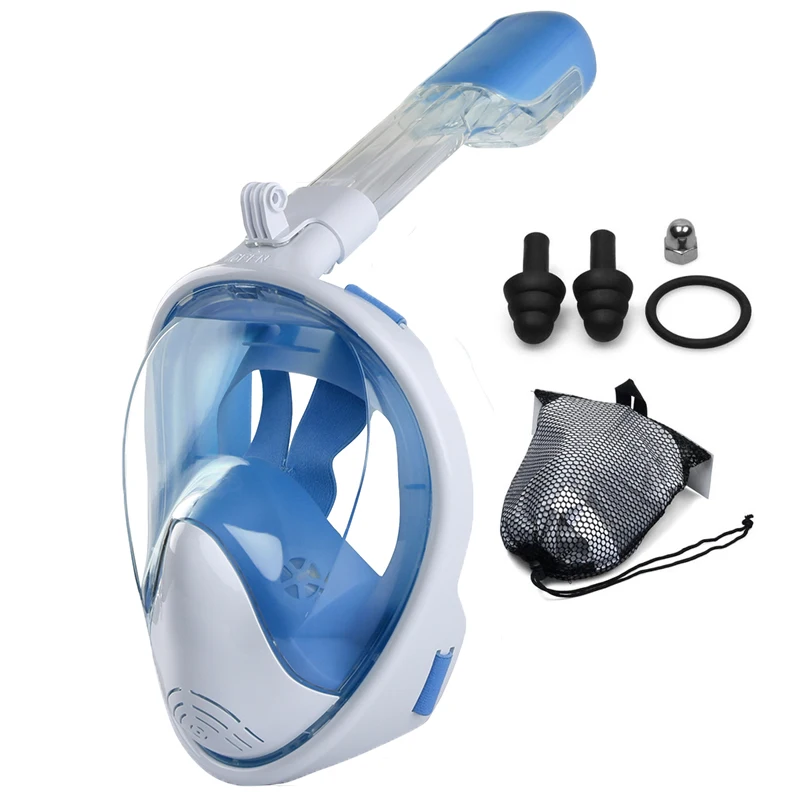 Складная Полнолицевая маска для дайвинга противотуманная подводного плавания