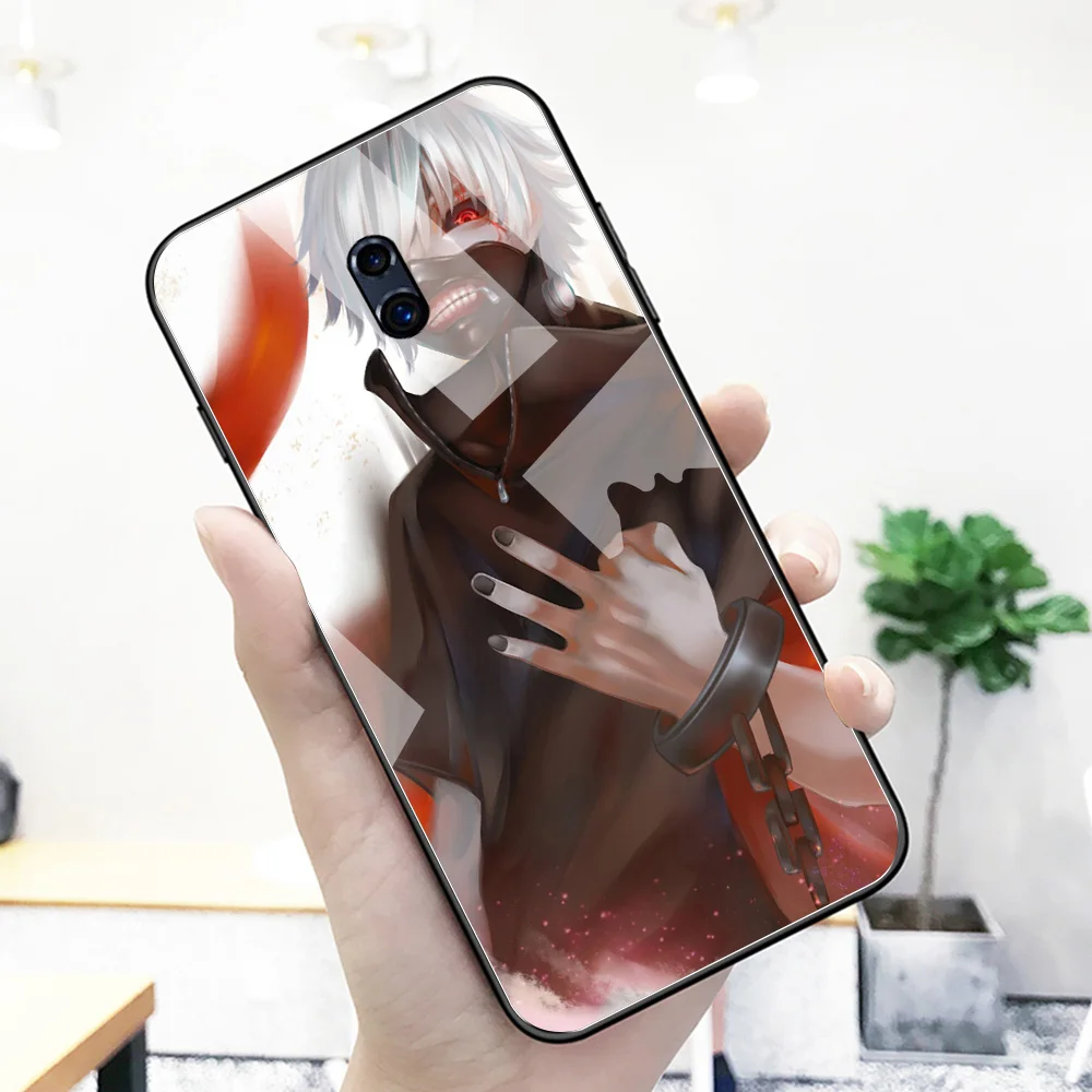 Стеклянная задняя крышка для Oppo R11s plus аниме tokoyo ghouls чехол R9 R9S R11 R11S Plus R17 R15 F9 Pro Find X