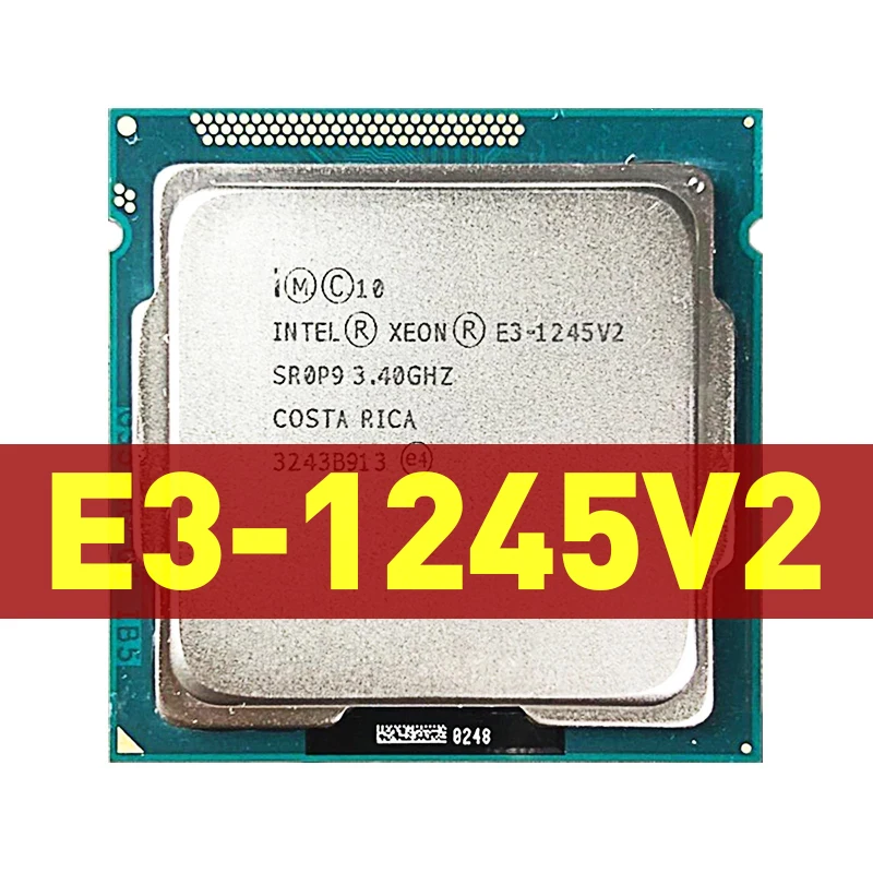 

Intel Xeon E3-1245 v2 E3 1245v2 E3 1245 v2 3.4 GHz Quad-Core CPU Processor 8M 77W LGA 1155