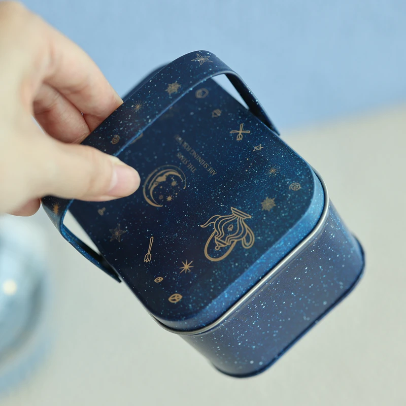 Маленький чемодан с крышками Starry Sky жестяная коробка для печенья и конфет