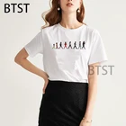 Футболка женская в стиле Харадзюку, повседневный Топ Evolution of Michael Футболка Джексон, эстетичная одежда в стиле Харадзюку, 90s, размера плюс