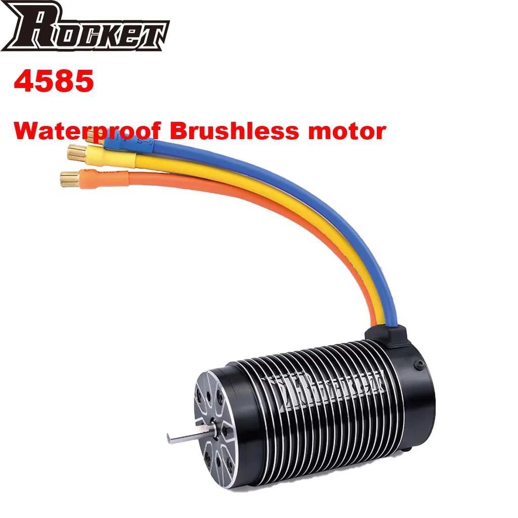 Водонепроницаемый Бессенсорный бесщеточный двигатель SURPASS HOBBY Rocket 4585, 1/7 кВ, 1/8 кв для HPI, Радиоуправляемый автомобиль, грузовик, внедорожник, Радиоуправляемый автомобиль