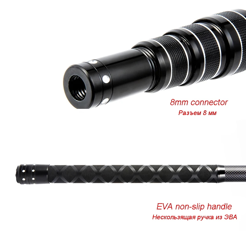 Удилище карбоновое 2 1 м короткое сверхжесткое телескопическое для рыбалки |