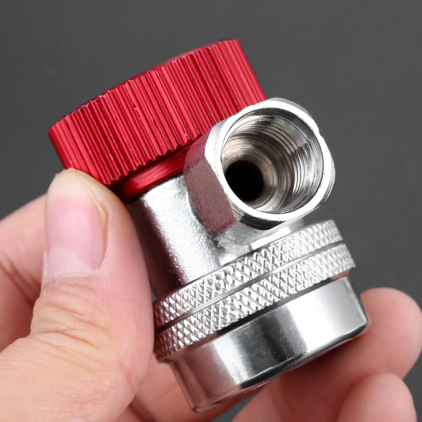 

1Pair High Low Auto Adapter Connector Quick Coupler Car Air Condition Adjustable R134A Quick Coupler