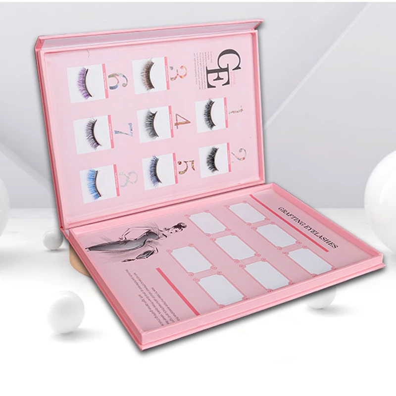 Книга для хранения и наращивания ресниц контейнер макияжа каталог образцов