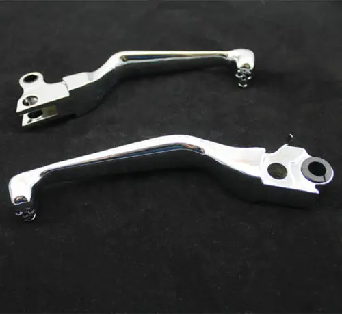 Рычаг тормоза и сцепления с черепом для Harley Sportster Softail Dyna Glide Road King Cruiser Chopper Cafe Racer Old School Atv