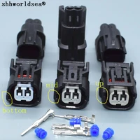 shhworldsea 2 pin way for honda socket inlet pressure sensor connector male or female waterproof plug 6188 0590 6189 0891