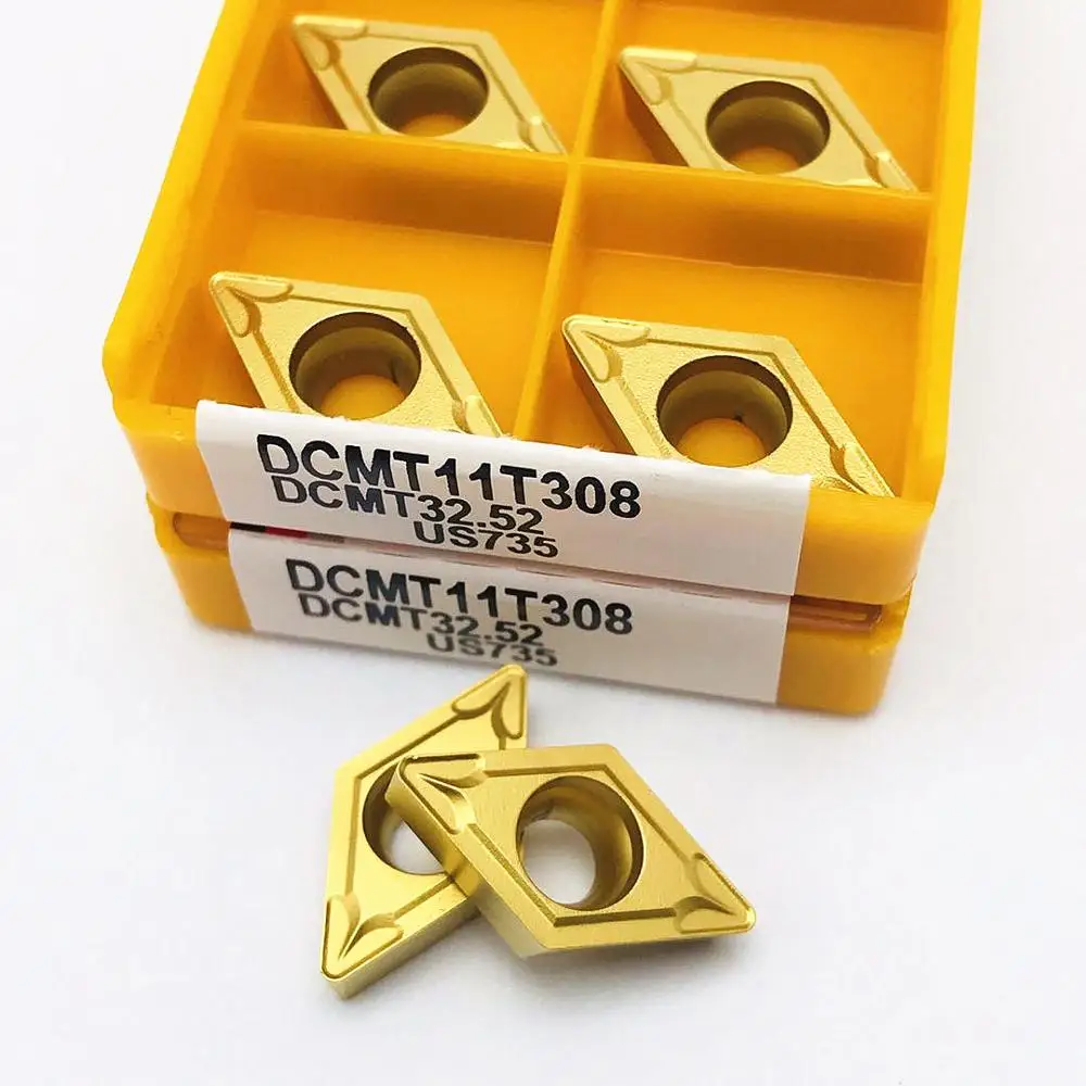 

DCMT11T308 VP15TF UE6020 US735 Carbide Insert Internal Turning Tool Metal Turning Tool CNC Tool Carbide Turning Insert DCMT