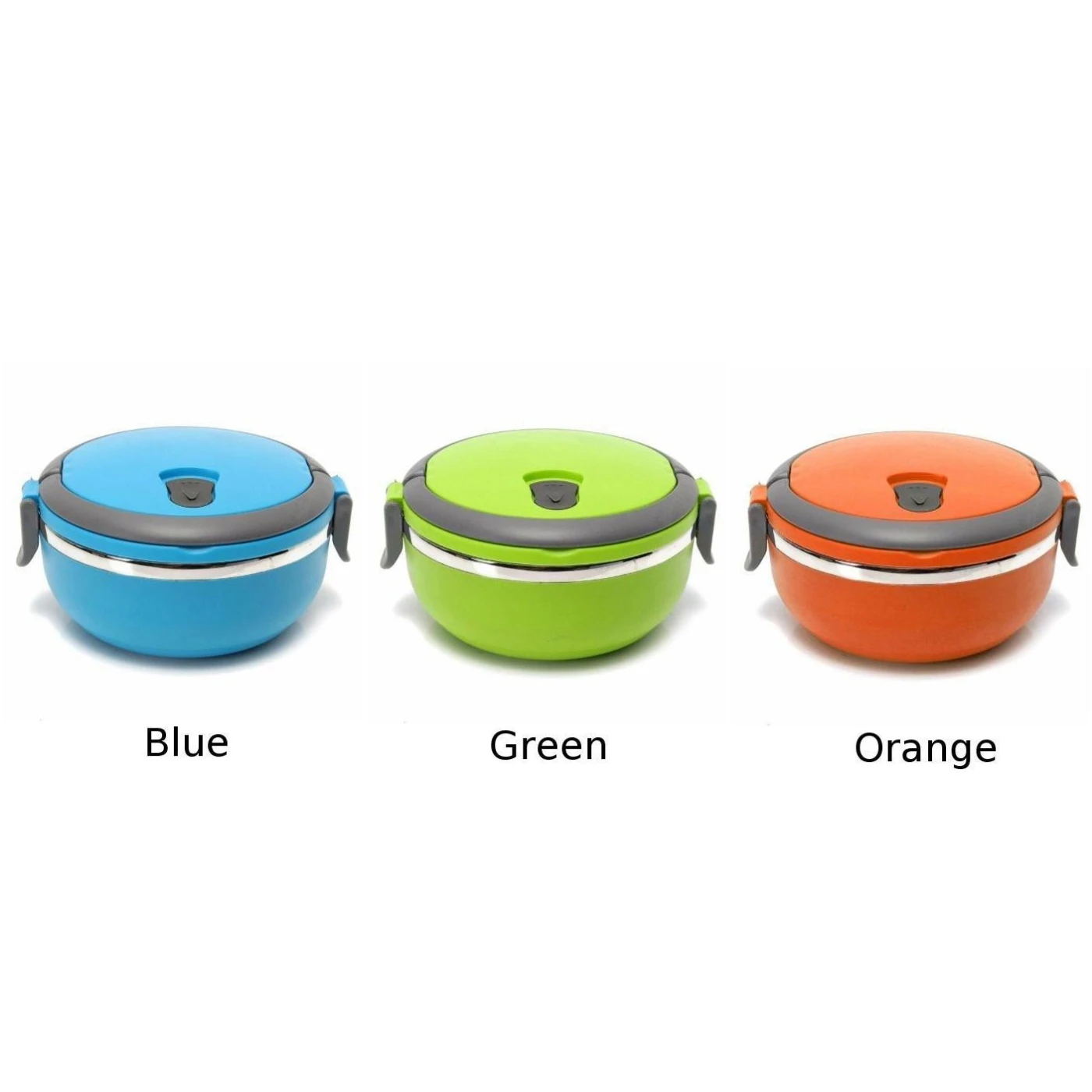 

Practical Stainless Steel Thermal Insulation Lunch Box Round Student Portable Thermal Insulation and Anti-Scalding Lunch Box