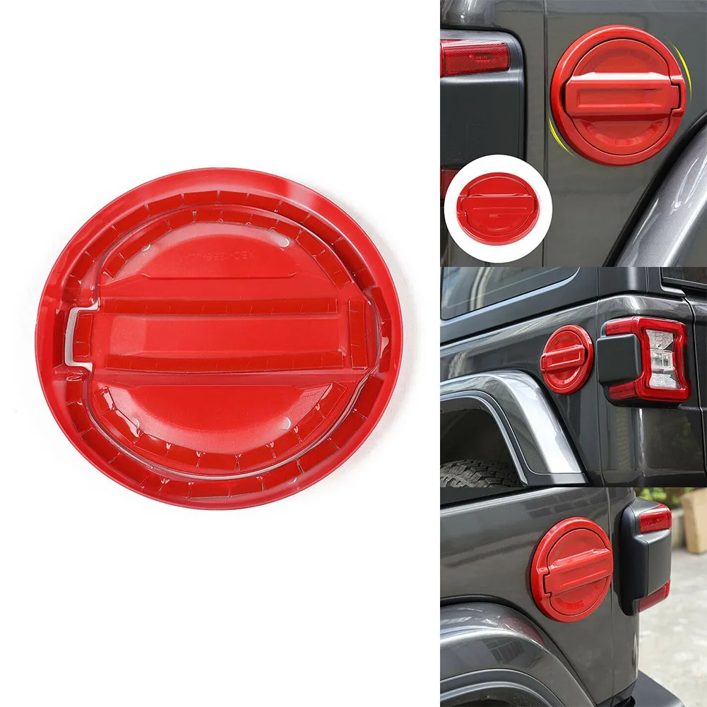 

1 шт. крышка дверного топливного бака, крышка газового бака, отделка, высококачественный АБС-пластик для Jeep Wrangler JL JLU 2018 + аксессуары для автом...