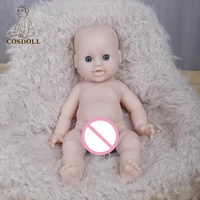 reborn doll unpainted bebe 33cm full silicone 1450g undone girl baby toddler newborn soft real solid toy for writer oil painter
