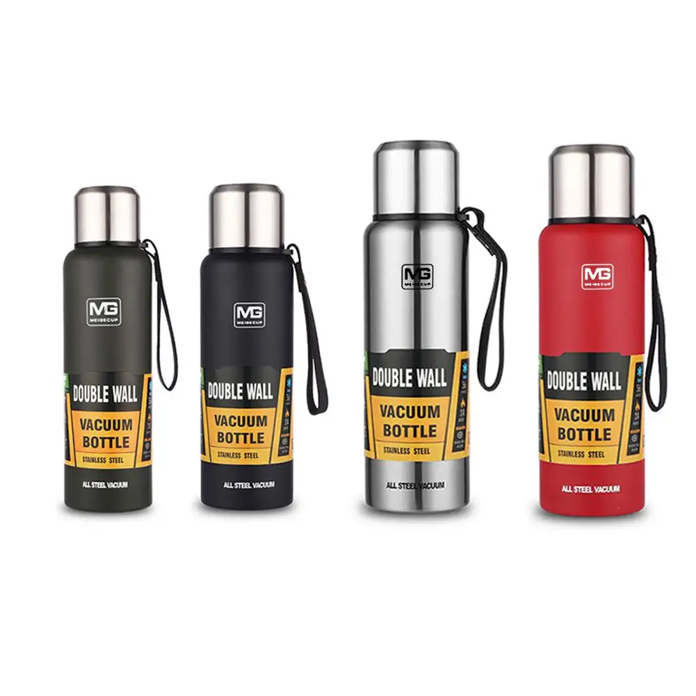 Уличная Изолированная бутылка портативный двухслойный термос большой емкости