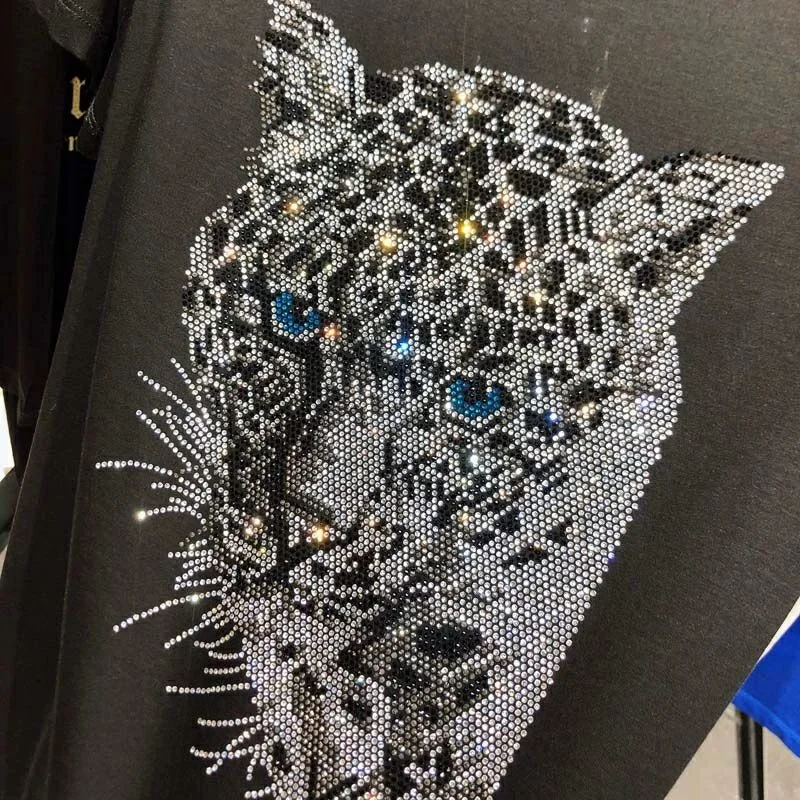 Мужской трехмерный Блестящий свитер высокого разрешения с леопардовым принтом