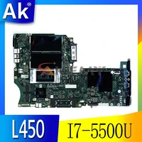 laptop motherboard for lenovo thinkpad l450 i7 5500u mainboard 00ht693 aivl1 nm a351 216 0856030