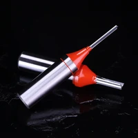 12 shank 2 flute straight chip breaker tct milling cutter wood mdf carving trimming slotting carbide end mill cnc router bit